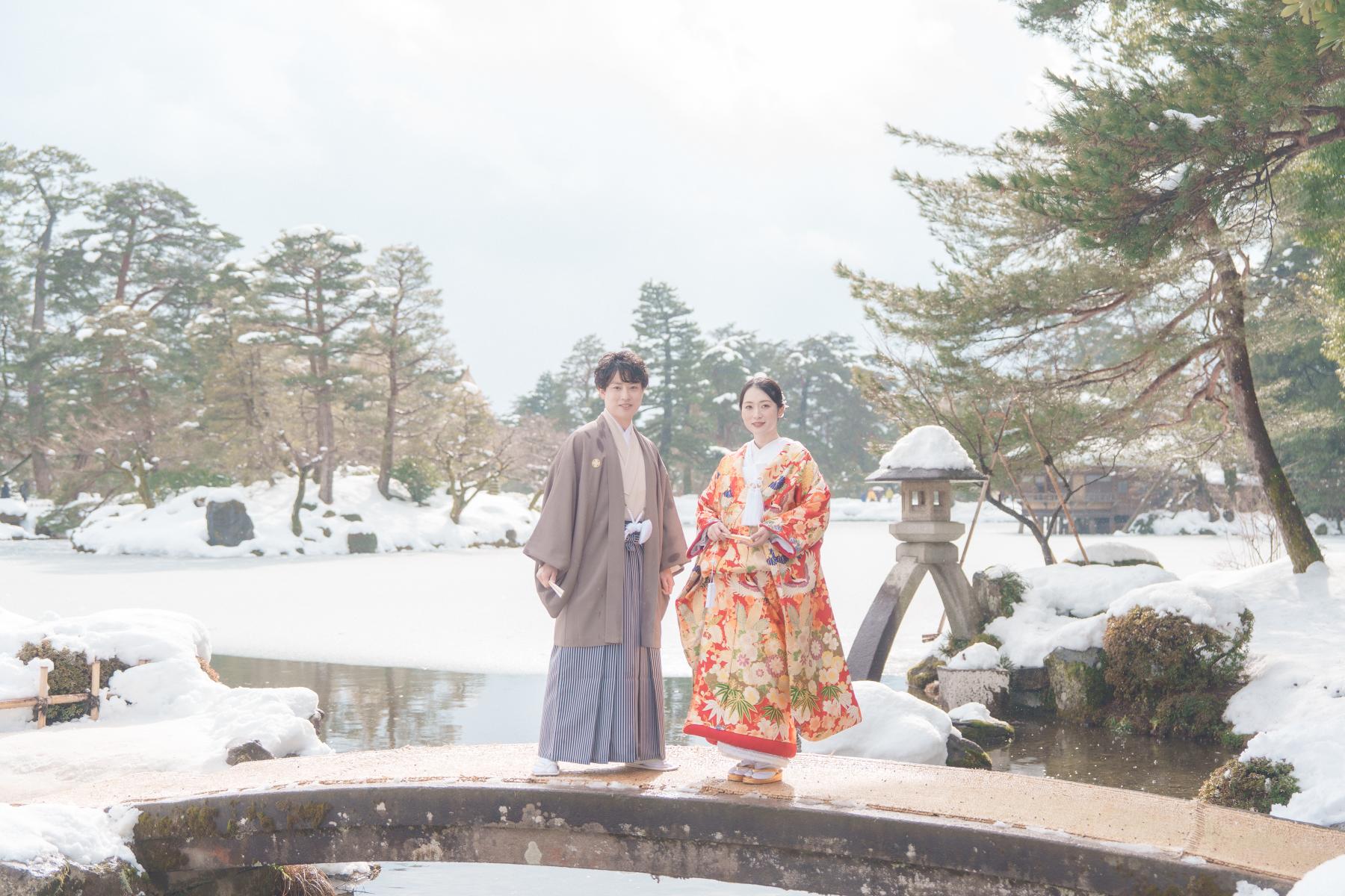 兼六園×雪フォト